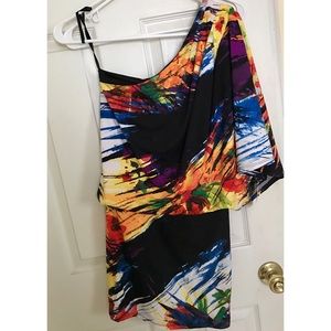 Jessica Simpson One-Shoulder Dress